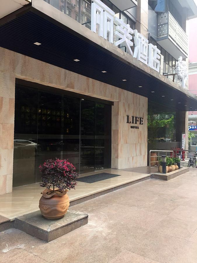 Lifu Hotel Wankel Jiang Tai Road Metro Station Branch Guangzhou Exteriör bild